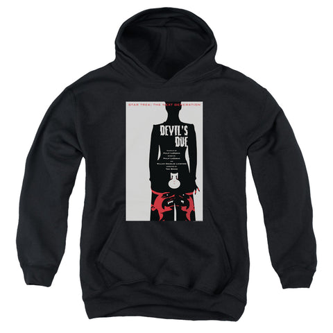 Star Trek/tng Season 4 Episode 13-youth Pull-over Hoodie-black