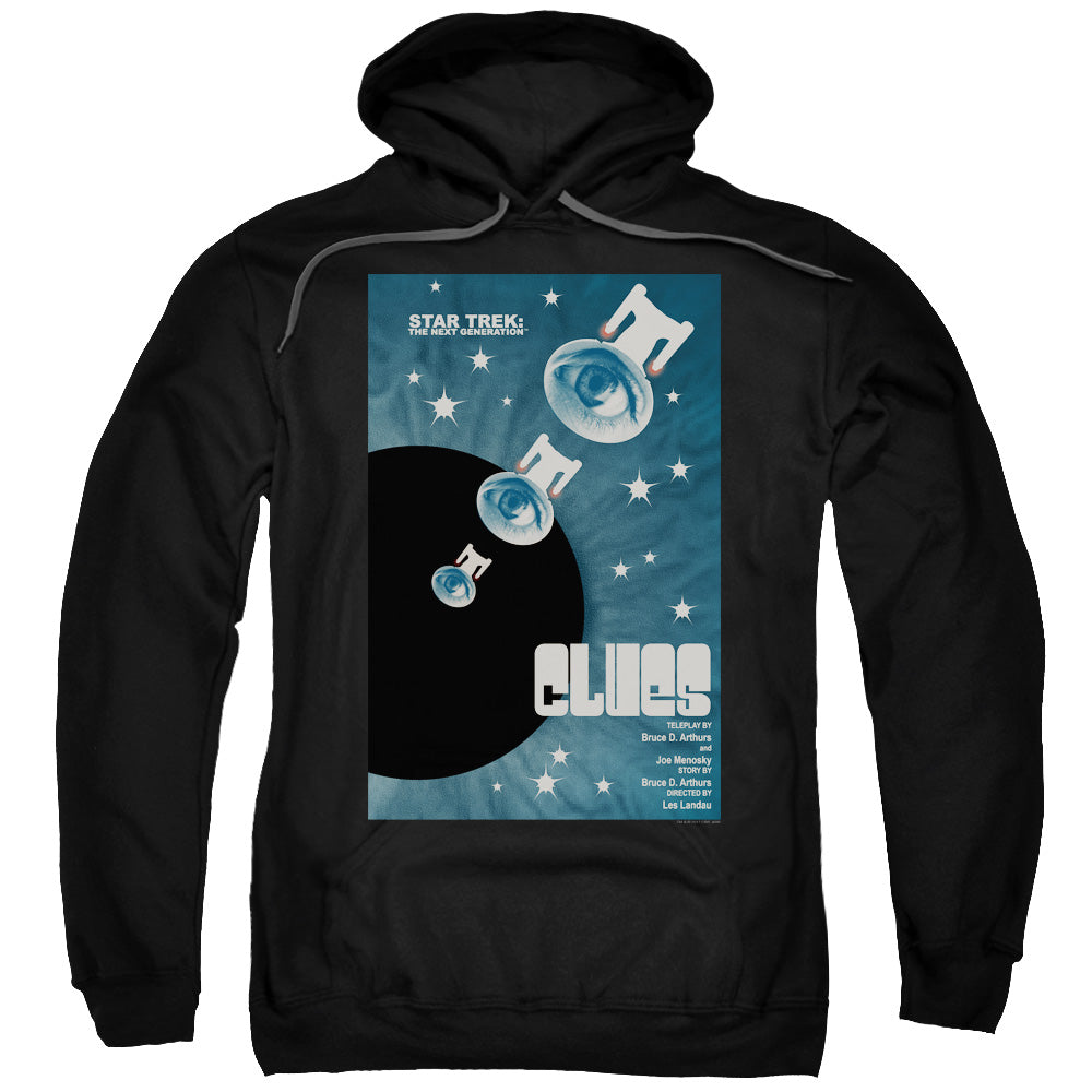 Star Trek/tng Season 4 Episode 14-adult Pull-over Hoodie-black
