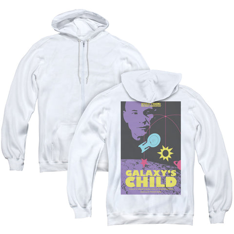 Star Trek/tng Season 4 Episode 16 (back Print) - Adult Zipper Hoodie-white