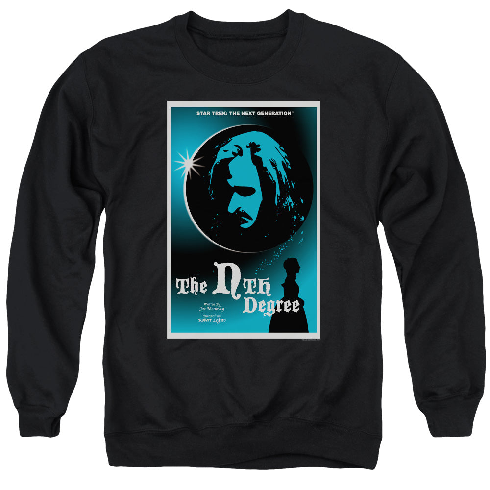 Star Trek/tng Season 4 Episode 19-adult Crewneck Sweatshirt-black