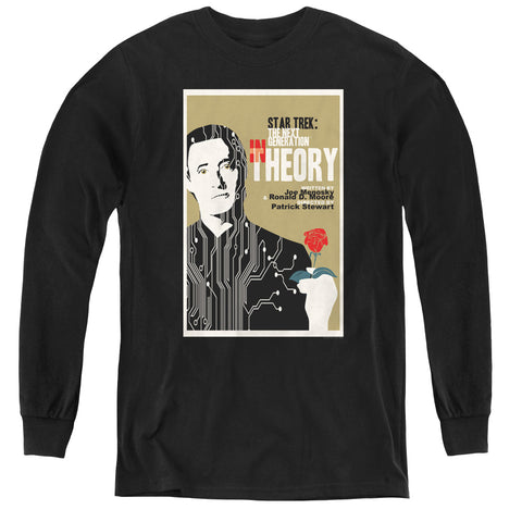 Star Trek/tng Season 4 Episode 25-youth Long Sleeve Tee-black