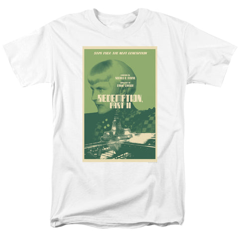 Star Trek/tng Season 5 Episode 1-s/s Adult 18/1-white