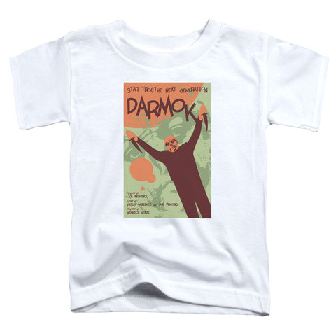 Star Trek/tng Season 5 Episode 2-s/s Toddler Tee-white