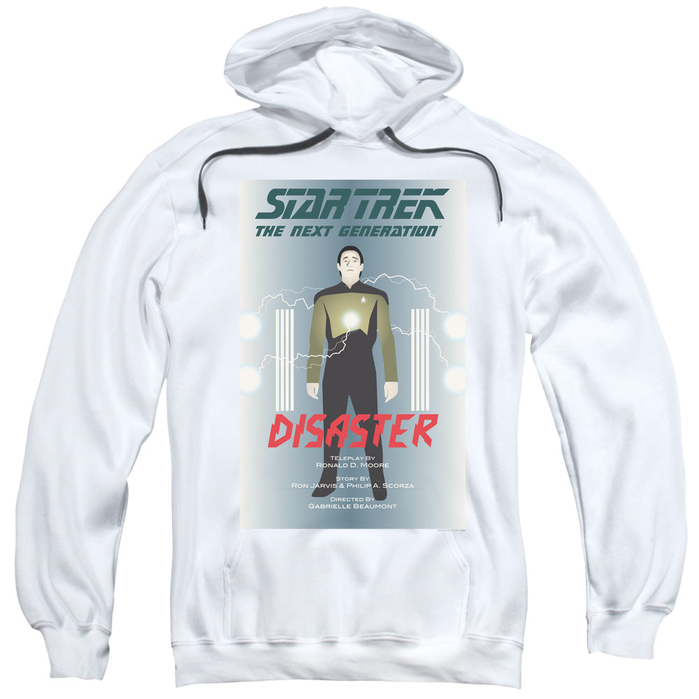 Star Trek/tng Season 5 Episode 5-adult Pull-over Hoodie-white