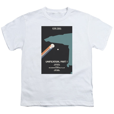 Star Trek/tng Season 5 Episode 7-s/s Youth 18/1-white