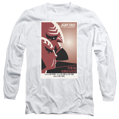 Star Trek/tng Season 5 Episode 10-s/s Adult 18/1-white
