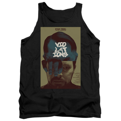 Star Trek/tng Season 5 Episode 12-adult Tank-black