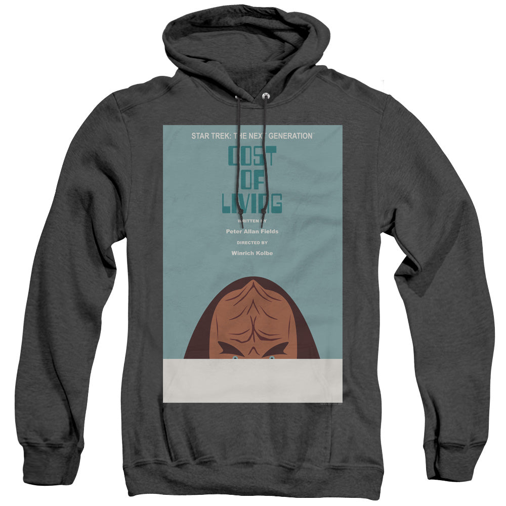 Star Trek/tng Season 5 Episode 20-adult Heather Hoodie-black