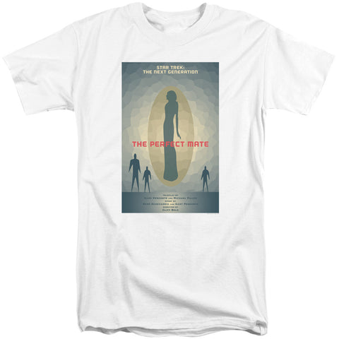 Star Trek/tng Season 5 Episode 21-s/s Adult Tall 18/1-white