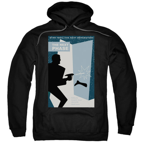 Star Trek/tng Season 5 Episode 24-adult Pull-over Hoodie-black