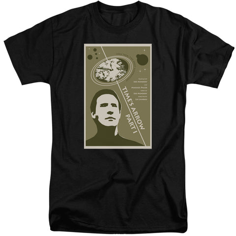 Star Trek/tng Season 5 Episode 26-s/s Adult Tall 18/1-black