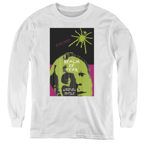 Star Trek/tng Season 6 Episode 2-youth Long Sleeve Tee-white