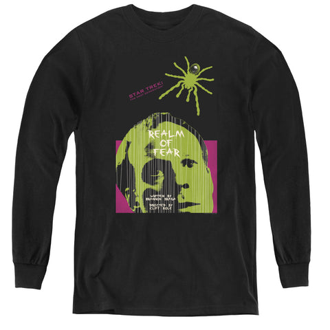 Star Trek/tng Season 6 Episode 2-youth Long Sleeve Tee-black