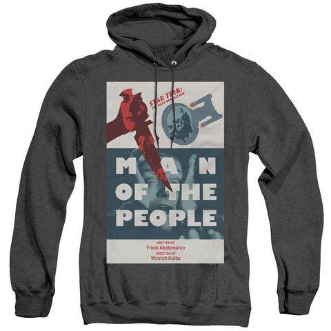 Star Trek/tng Season 6 Episode 3-adult Heather Hoodie-black