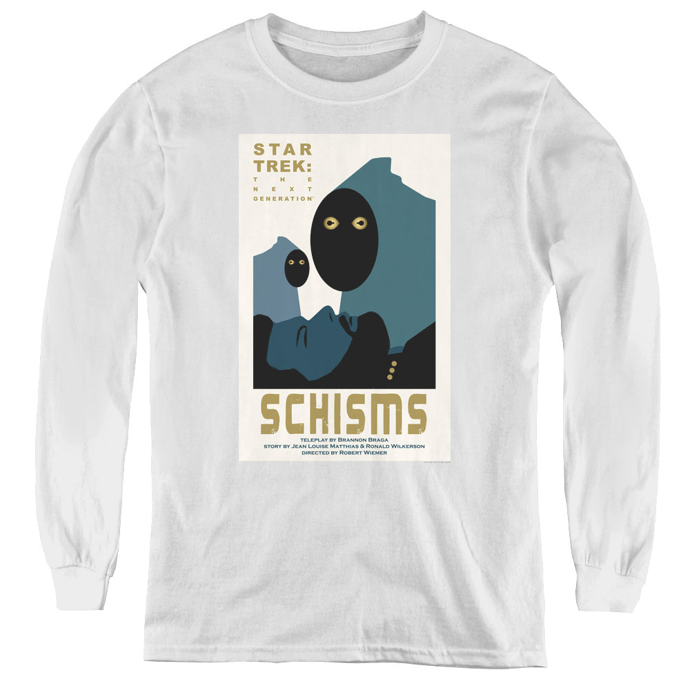 Star Trek/tng Season 6 Episode 5-youth Long Sleeve Tee-white