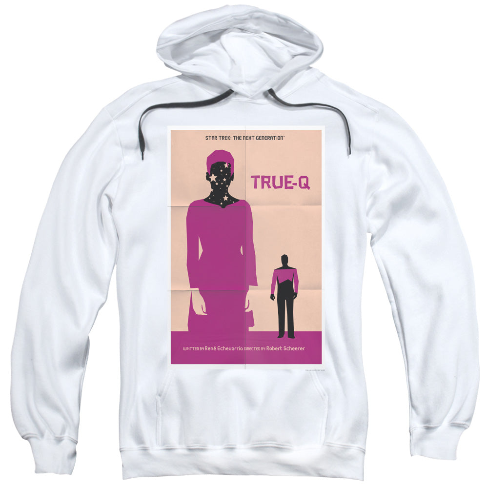 Star Trek/tng Season 6 Episode 6-adult Pull-over Hoodie-white