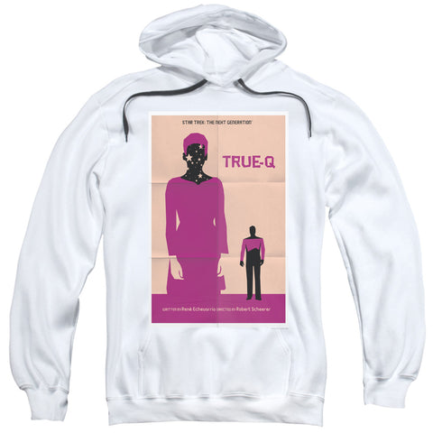 Star Trek/tng Season 6 Episode 6-adult Pull-over Hoodie-white