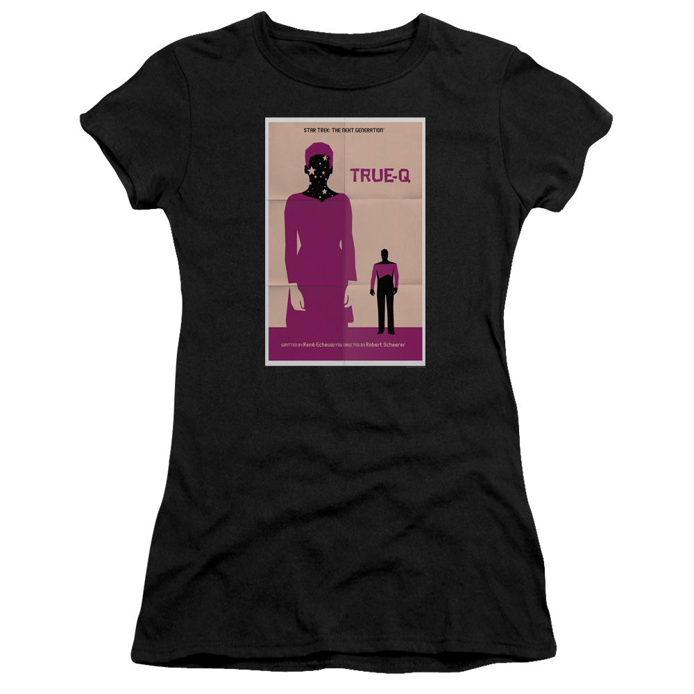 Star Trek/tng Season 6 Episode 6-s/s Junior Sheer-black