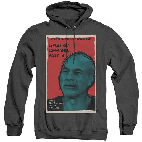 Star Trek/tng Season 6 Episode 11-adult Heather Hoodie-black