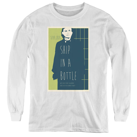 Star Trek/tng Season 6 Episode 12-youth Long Sleeve Tee-white