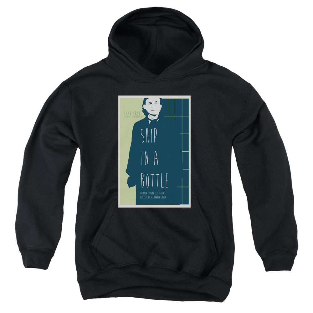 Star Trek/tng Season 6 Episode 12-youth Pull-over Hoodie-black