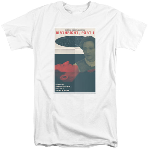 Star Trek/tng Season 6 Episode 16-s/s Adult Tall 18/1-white