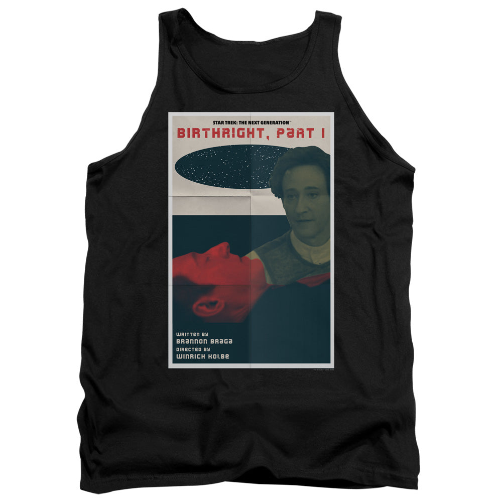 Star Trek/tng Season 6 Episode 16-adult Tank-black
