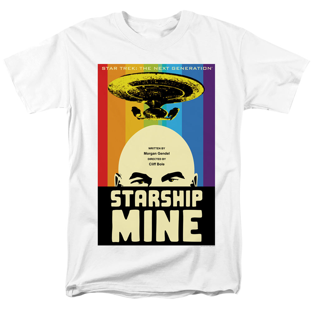 Star Trek/tng Season 6 Episode 18-s/s Adult 18/1-white