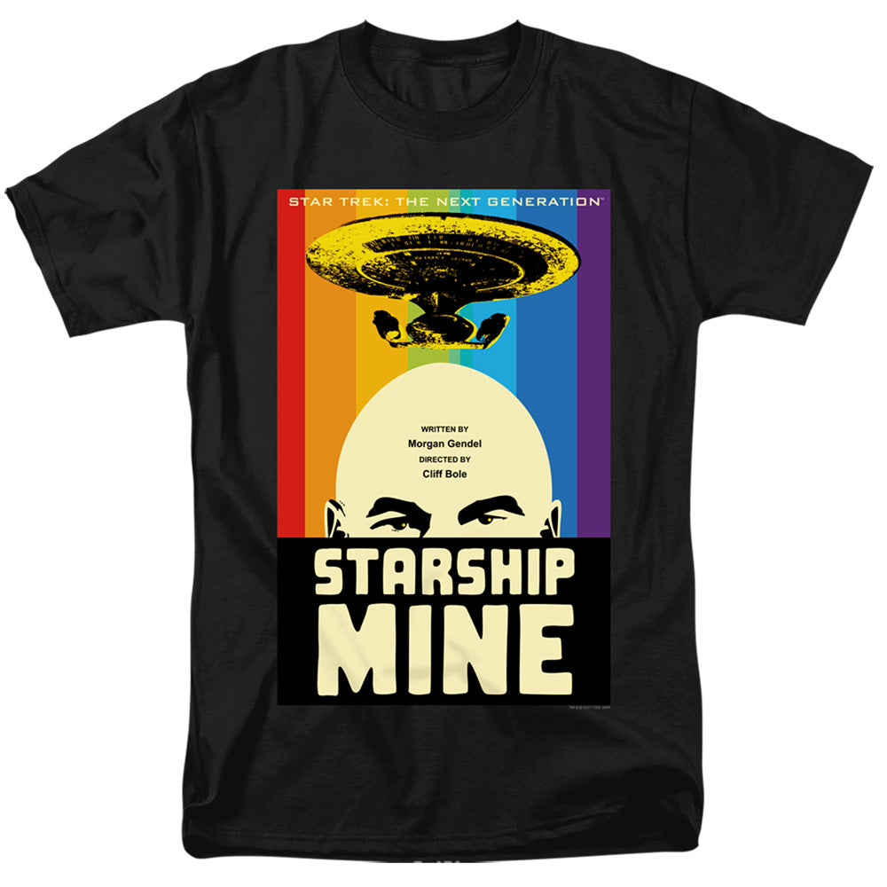 Star Trek/tng Season 6 Episode 18-s/s Adult 18/1-black