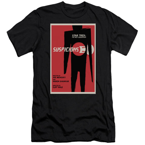 Star Trek/tng Season 6 Episode 22-premuim Canvas Adult Slim Fit 30/1-black