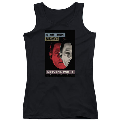 Star Trek/tng Season 6 Episode 26-juniors Tank Top-black