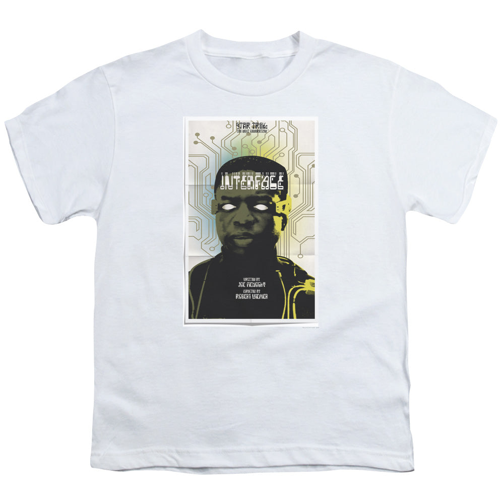 Star Trek/tng Season 7 Episode 3-s/s Youth 18/1-white