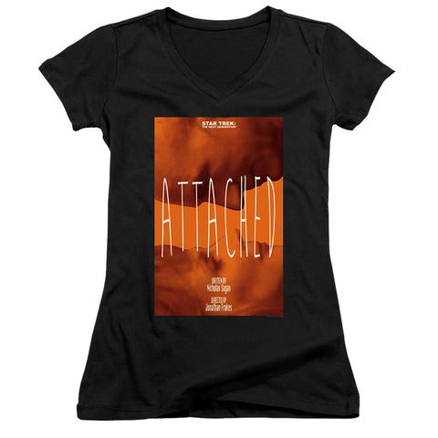 Star Trek/tng Season 7 Episode 8-junior V-neck-black