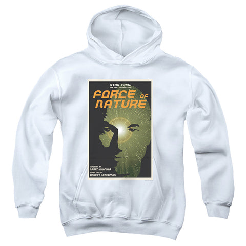 Star Trek/tng Season 7 Episode 9-youth Pull-over Hoodie-white