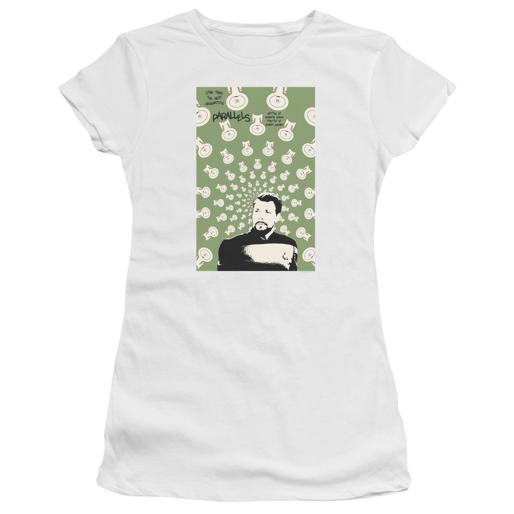 Star Trek/tng Season 7 Episode 11-s/s Junior Sheer-white