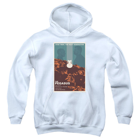 Star Trek/tng Season 7 Episode 12-youth Pull-over Hoodie-white