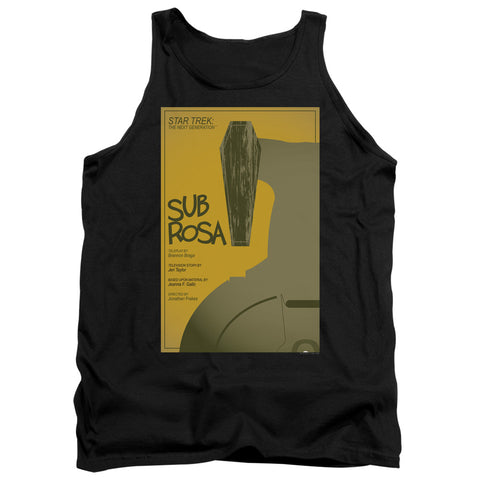 Star Trek/tng Season 7 Episode 14-adult Tank-black