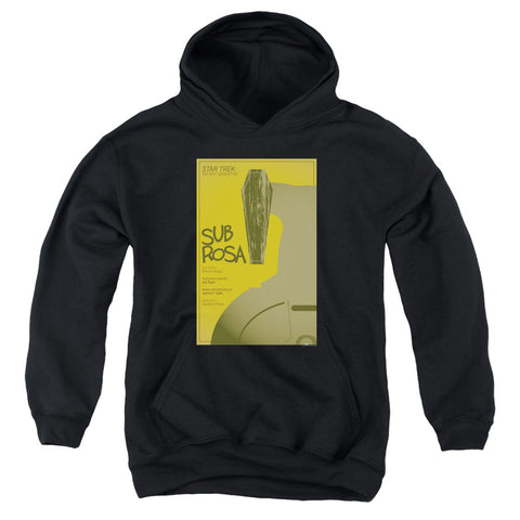 Star Trek/tng Season 7 Episode 14-youth Pull-over Hoodie-black