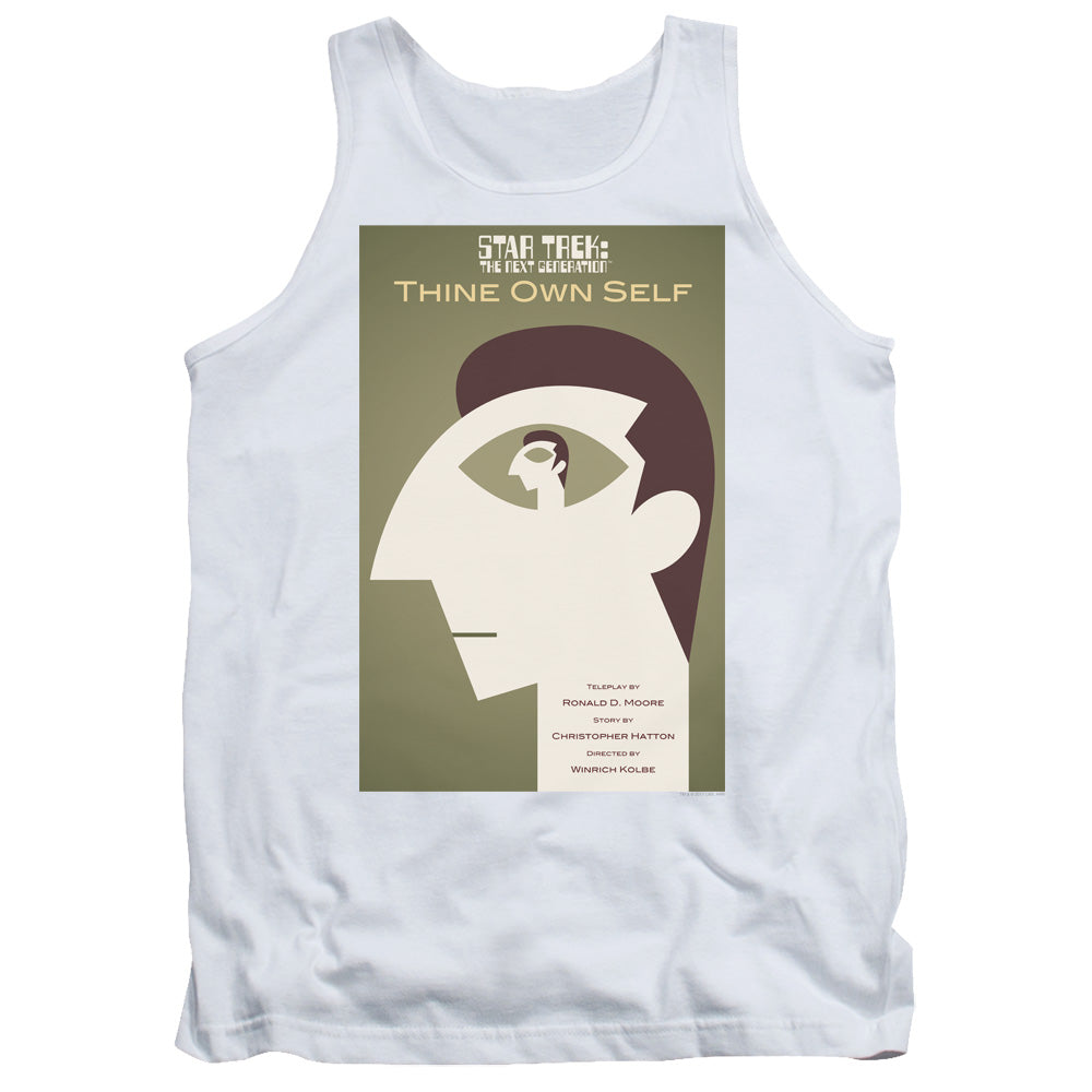 Star Trek/tng Season 7 Episode 16-adult Tank-white