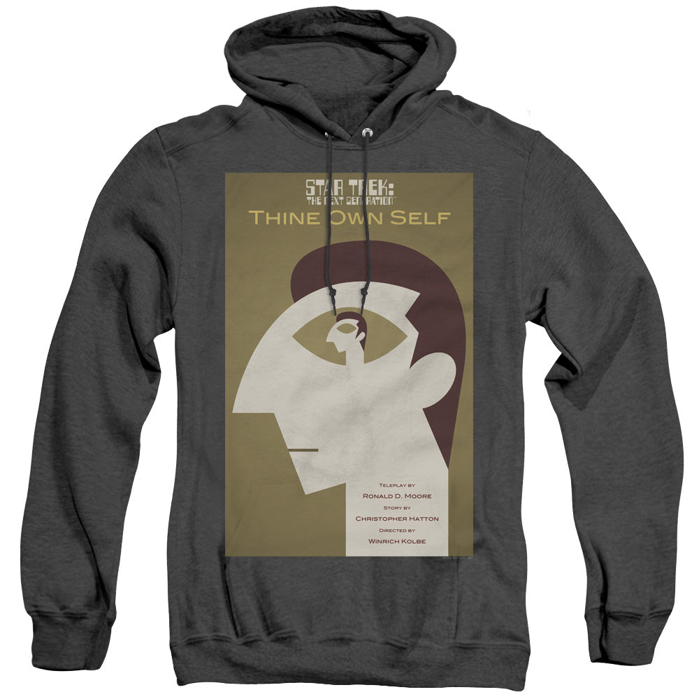 Star Trek/tng Season 7 Episode 16-adult Heather Hoodie-black