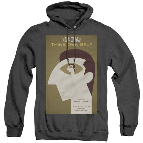 Star Trek/tng Season 7 Episode 16-adult Heather Hoodie-black