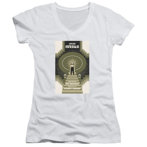 Star Trek/tng Season 7 Episode 17-junior V-neck-white