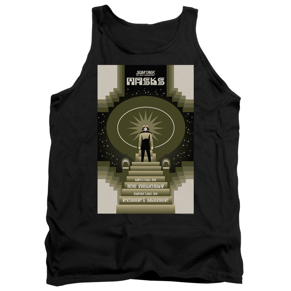Star Trek/tng Season 7 Episode 17-adult Tank-black