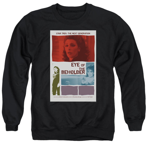 Star Trek/tng Season 7 Episode 18-adult Crewneck Sweatshirt-black