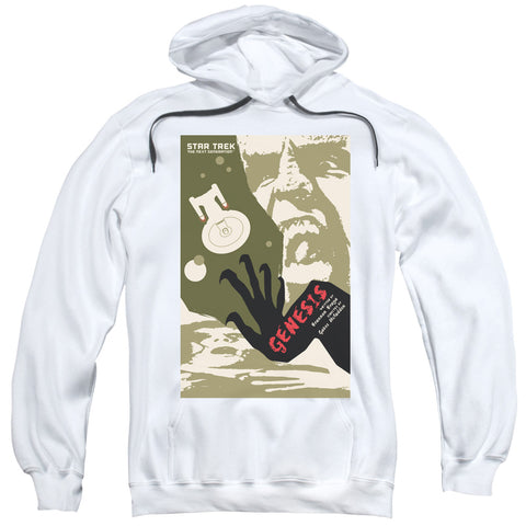Star Trek/tng Season 7 Episode 19-adult Pull-over Hoodie-white
