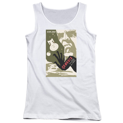 Star Trek/tng Season 7 Episode 19-juniors Tank Top-white