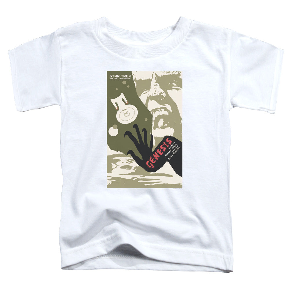 Star Trek/tng Season 7 Episode 19-s/s Toddler Tee-white