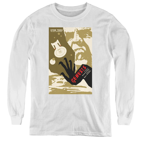 Star Trek/tng Season 7 Episode 19-youth Long Sleeve Tee-white