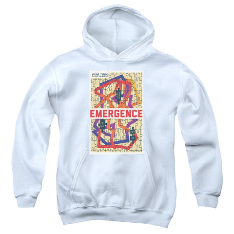 Star Trek/tng Season 7 Episode 23-youth Pull-over Hoodie-white
