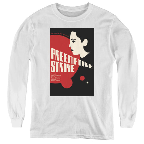 Star Trek/tng Season 7 Episode 24-youth Long Sleeve Tee-white